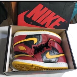 Nike Air Jordan 1 High OG 555088-017 Red Black Men’s Size 8.5